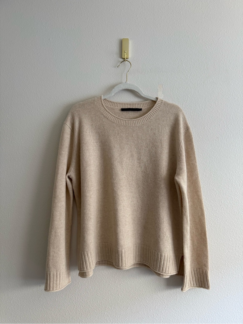 Jenni kayne Everyday Sweater oatmeal Women’s Sz L lightweight - Picture 6 of 9